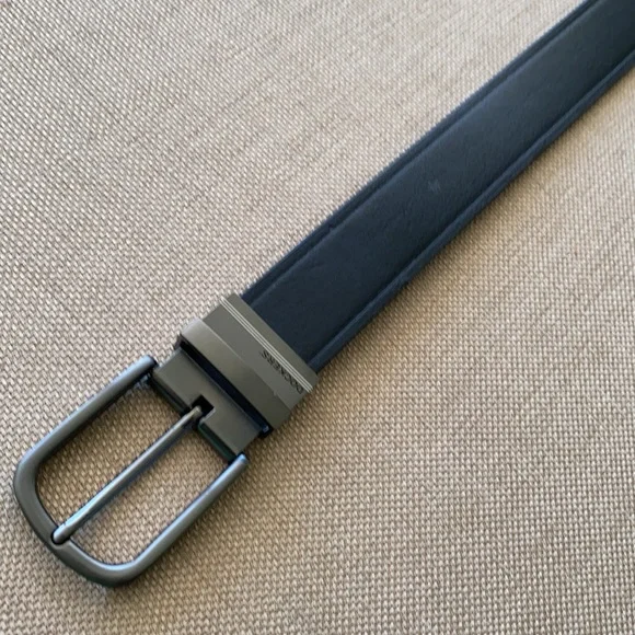 Dockers Leather Reversible Mens Belt Black/Brown - Picture 3 of 12